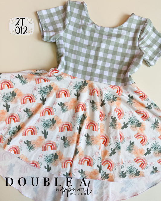 012 2T HIGH LOW DRESS