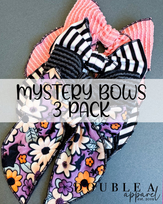 HALLOWEEN MYSTERY BOWS (3 PACK)