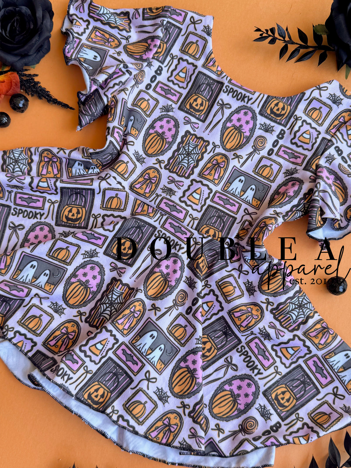 2T Pink-O-Ween Peplum