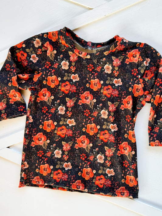 4T MILLIE 3/4 SPIDER FLORAL| RTS