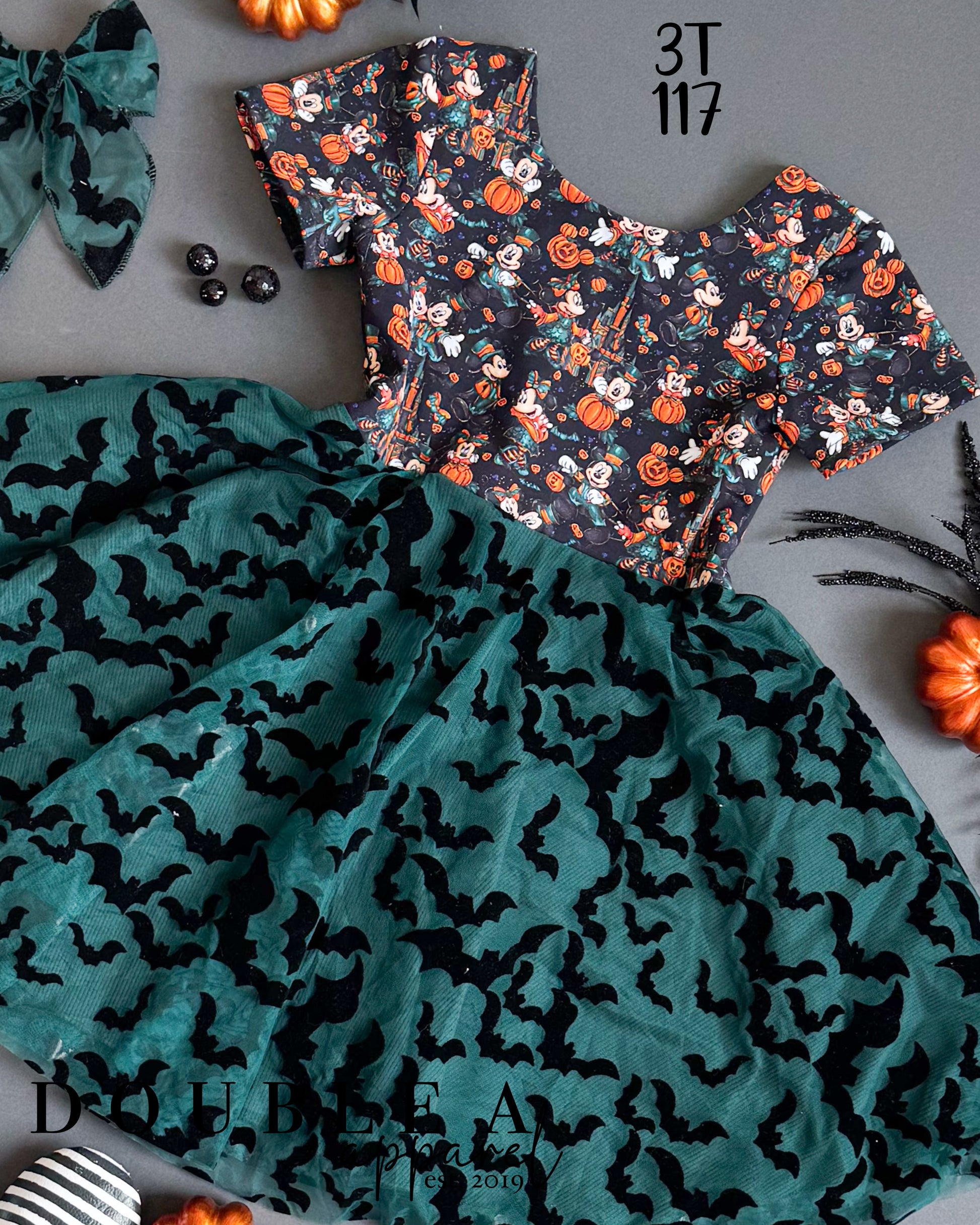 117 3T DRESS AND HAIRBOW A&AApparel 117 3T DRESS AND HAIRBOW A&AApparel