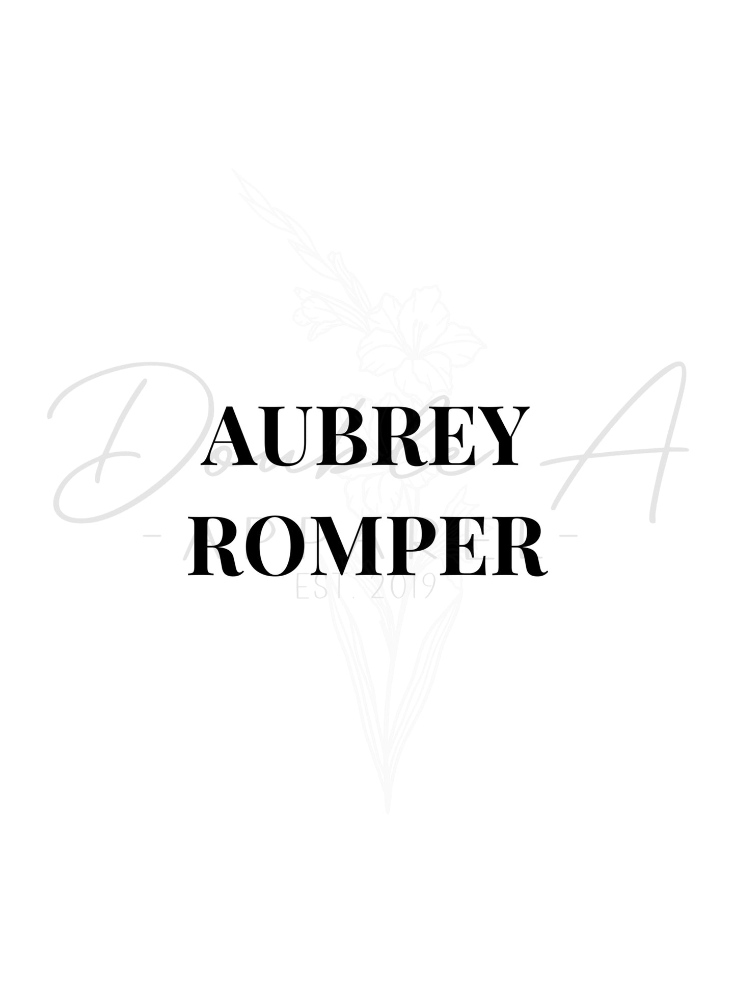 ADMIN AUBREY ROMPER