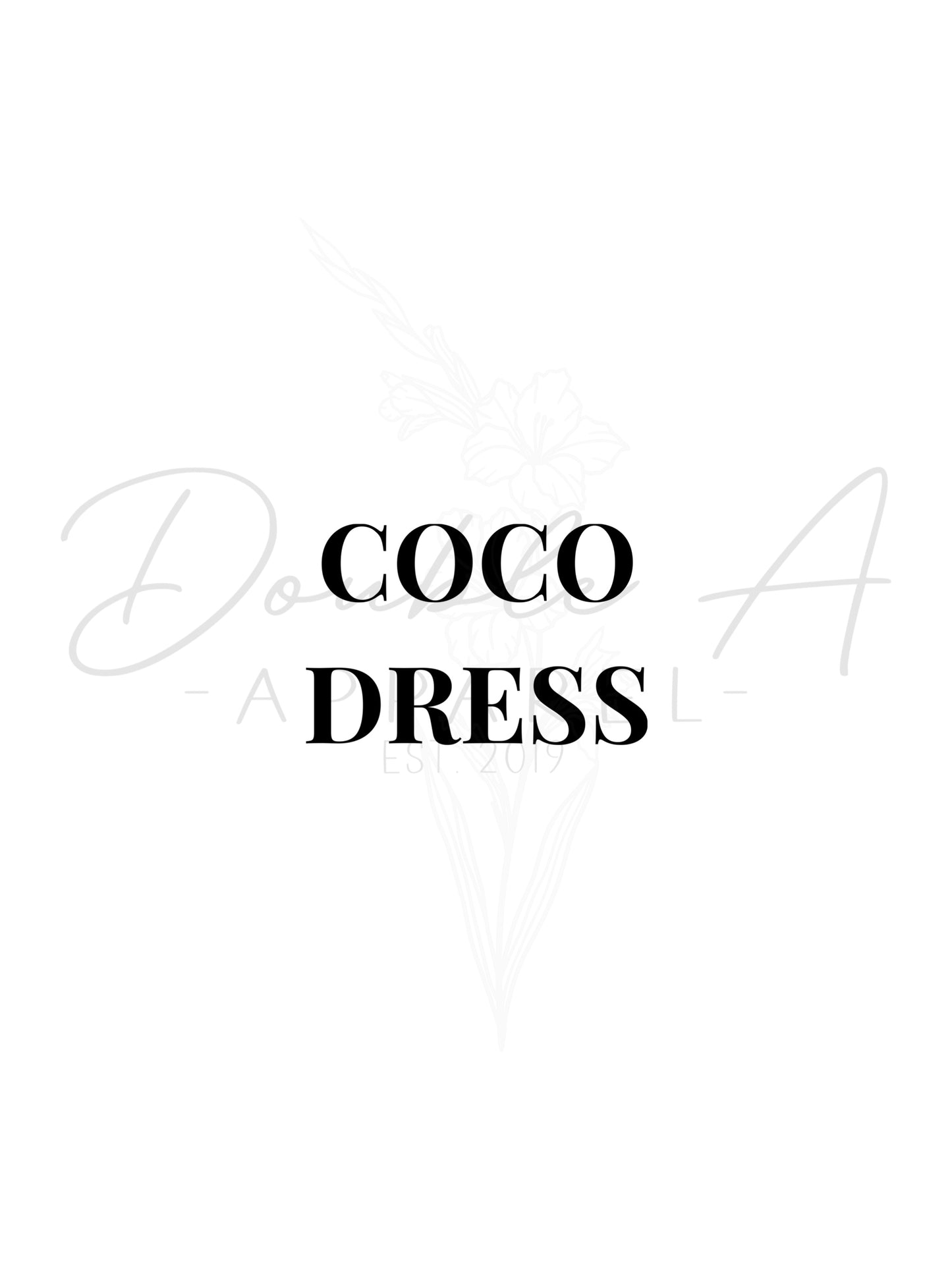 ADMIN COCO DRESS